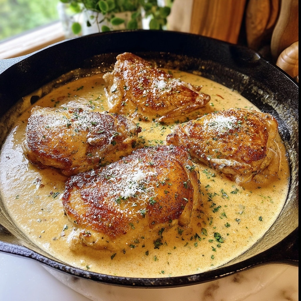 Creamy Lemon Parmesan Chicken Recipe - Recipe Image