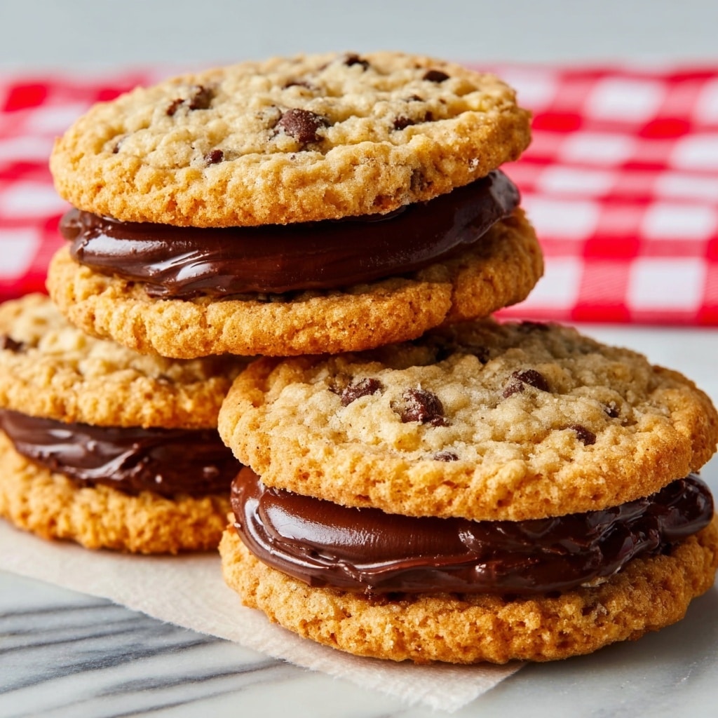 Chocolate Chip Coconut Sandwich Cookies Recipe - Recipe Image