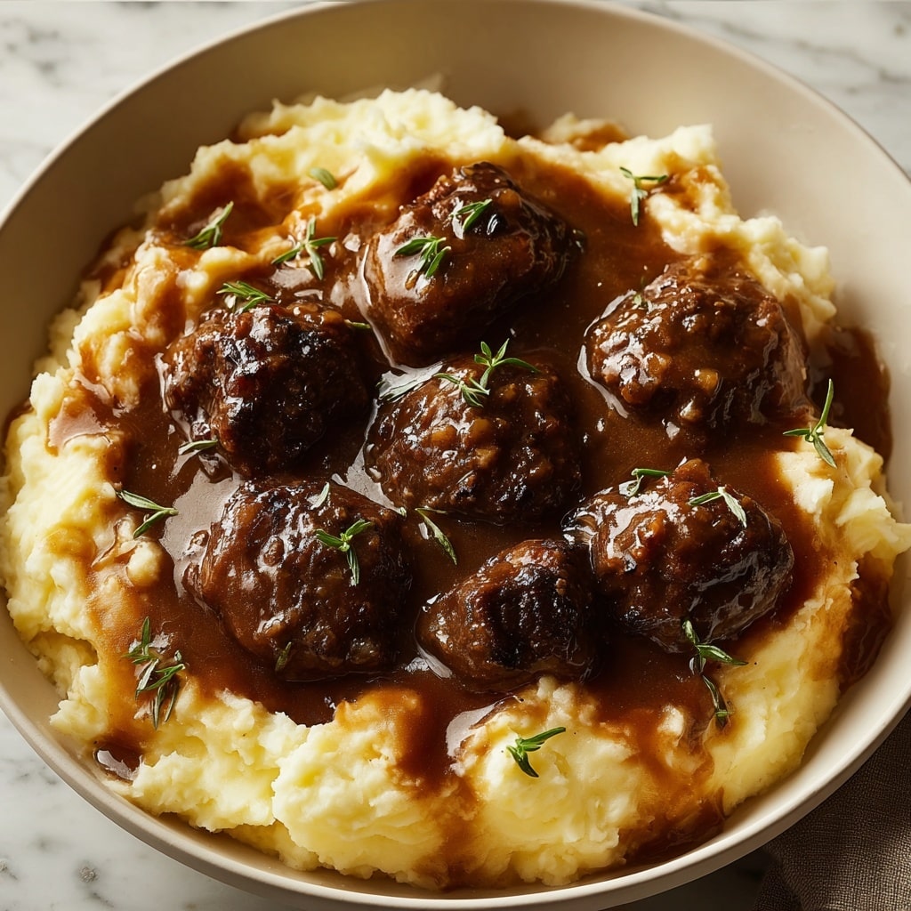 Beef Gravy Potatoes Recipe - Recipe Image