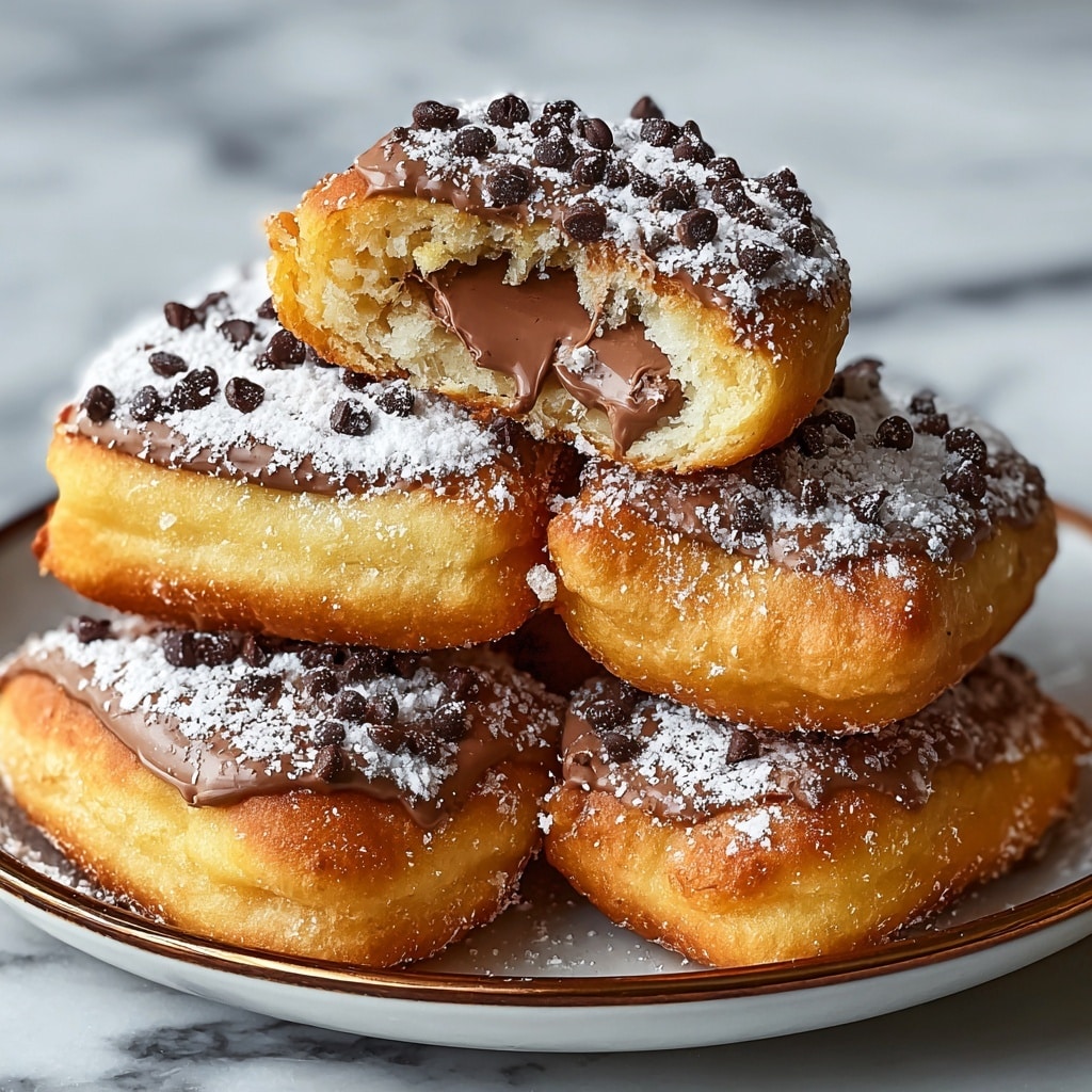 Air Fryer Nutella Stuffed Beignets Recipe - Recipe Image
