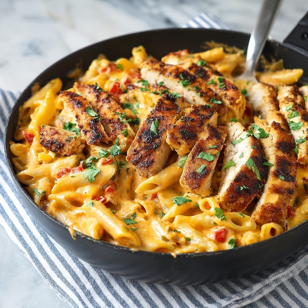 Southwest Chicken Alfredo Recipe - Recipe Image