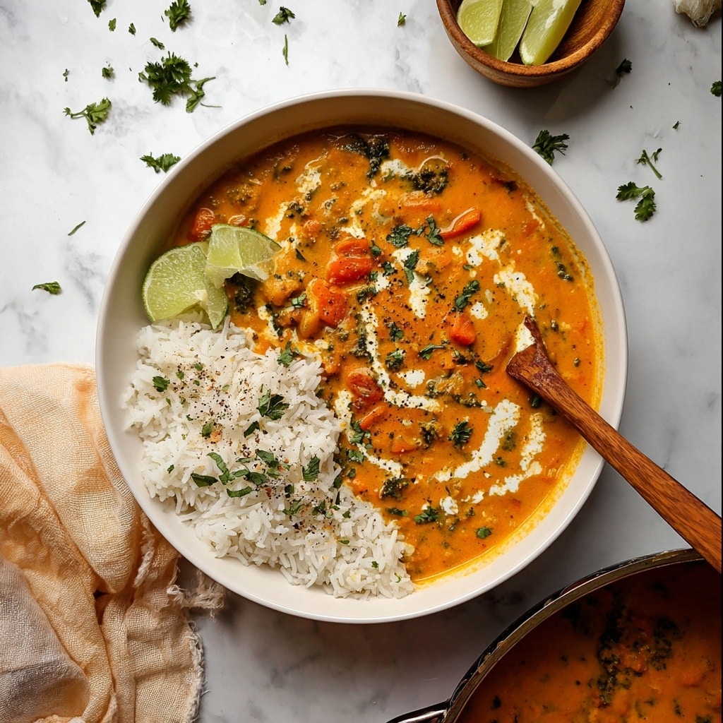 Pumpkin Curry with Coconut Milk and Fresh Vegetables Recipe - Recipe Image
