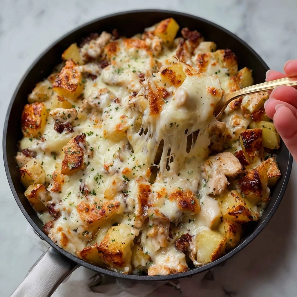 Garlic Parmesan Chicken & Potatoes Bake Recipe - Recipe Image