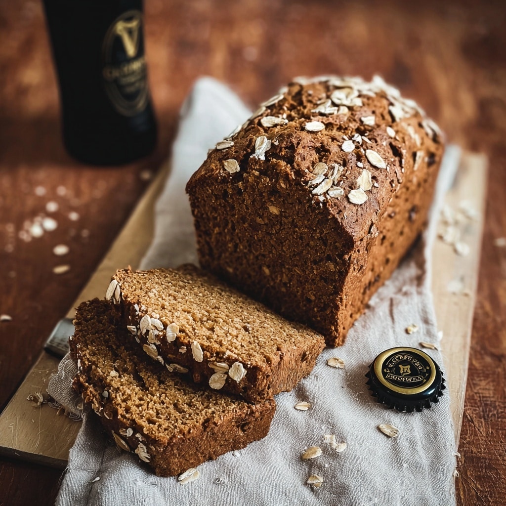 Irish Brown Bread with Guinness and Oats Recipe - Recipe Image