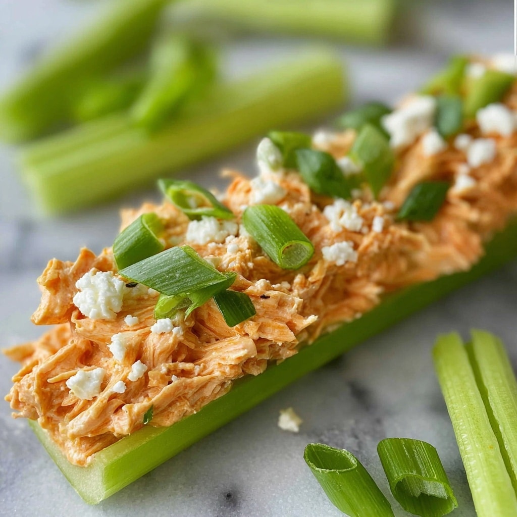 Buffalo Chicken Celery Sticks Recipe - Recipe Image
