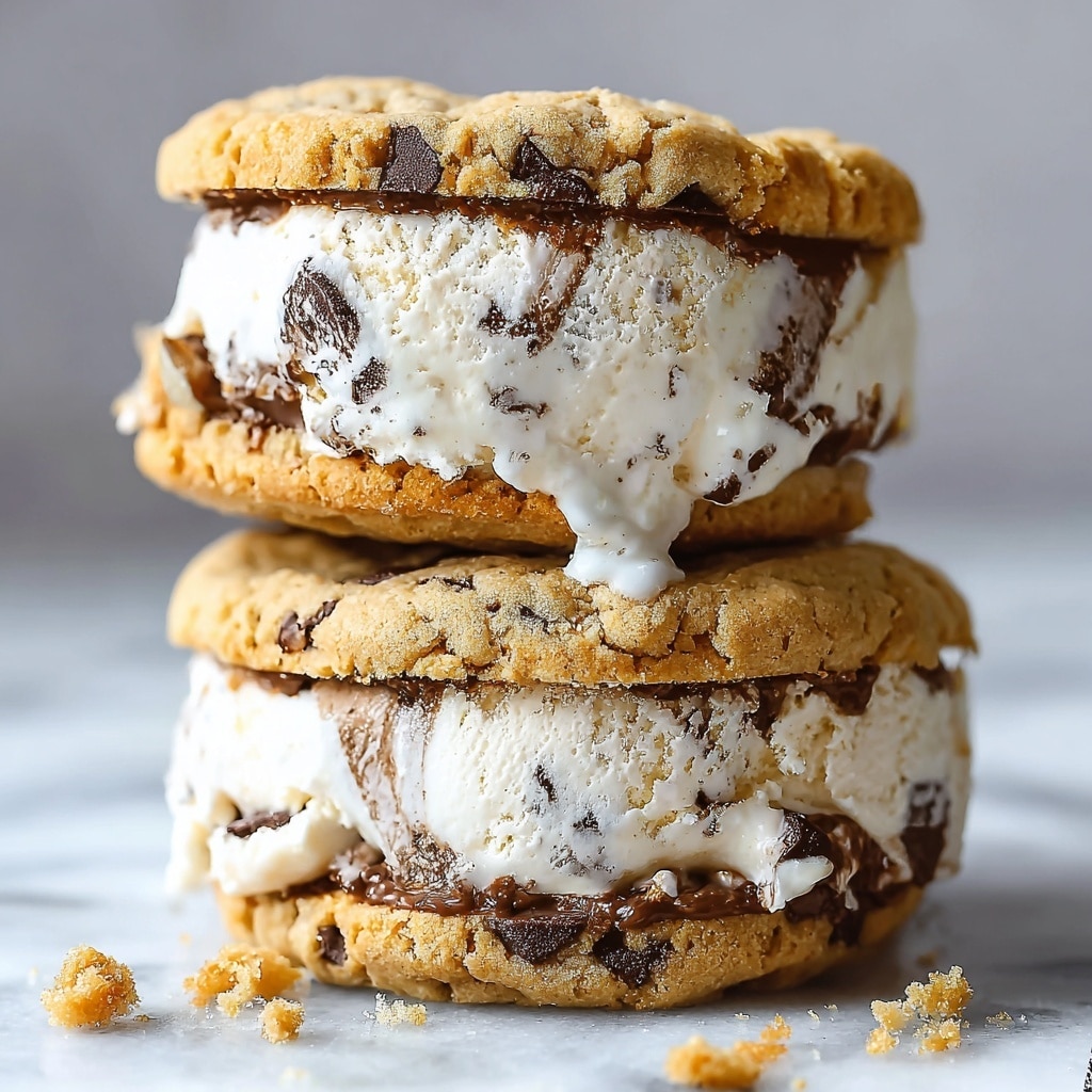The Ultimate Cookie Dough Ice Cream Sandwich Recipe - Recipe Image