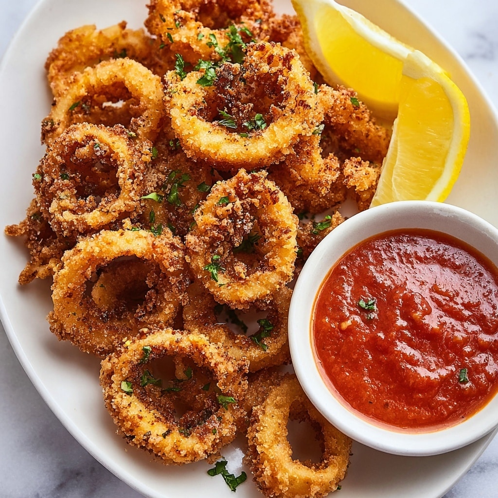 Crispy Fried Calamari Recipe - Recipe Image