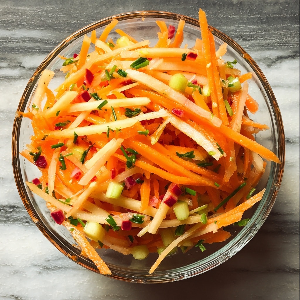 Carrot Apple Salad with Raisins and Honey Dressing Recipe - Recipe Image