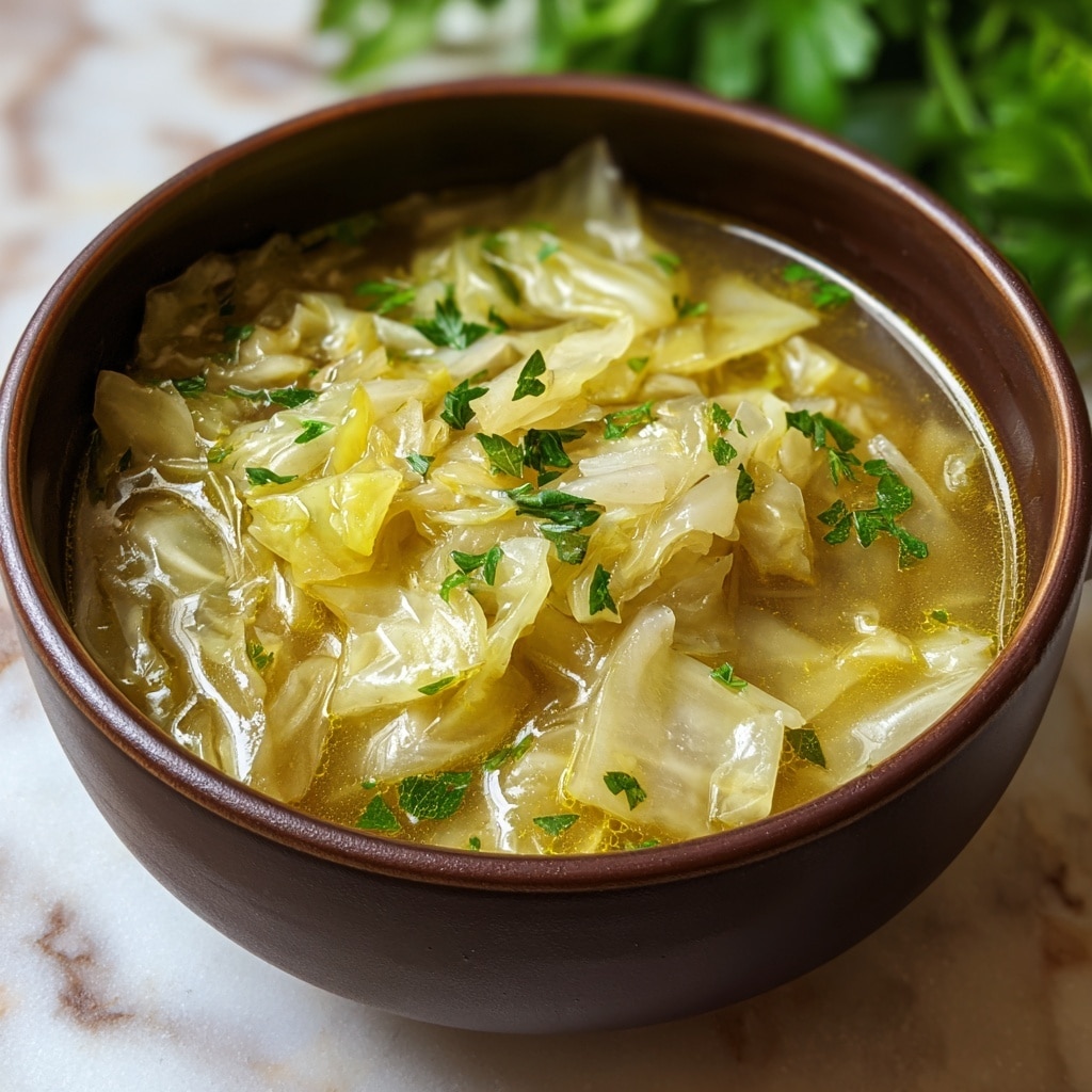 Hearty Cabbage Soup with Ground Beef and Stewed Tomatoes Recipe - Recipe Image