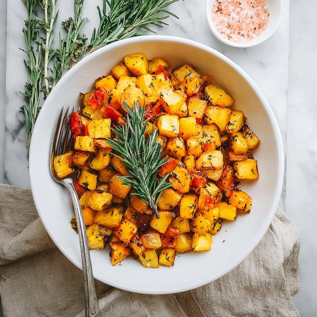 Pan-Fried Potatoes and Onions Hash Recipe - Recipe Image