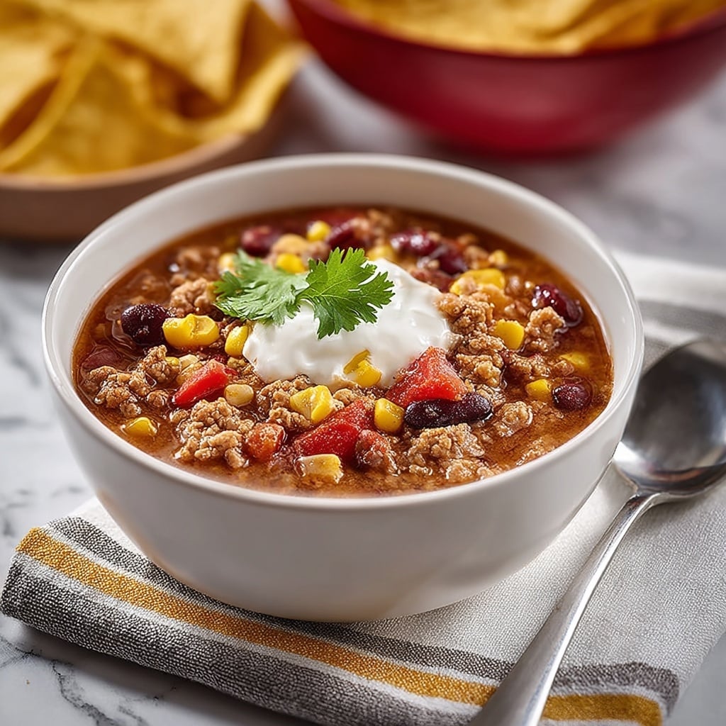 Easy Taco Soup Recipe - Recipe Image