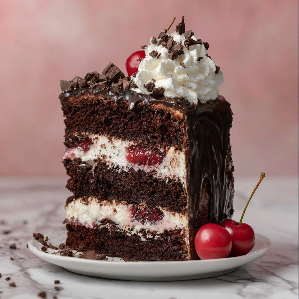 Mile-High Black Forest Cake Recipe - Recipe Image