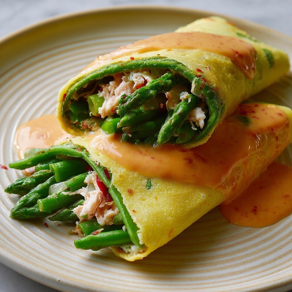 Effortless Veggie Omelette Roll Recipe - Recipe Image