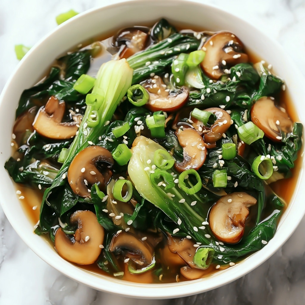 Bok Choy and Mushroom Stir Fry Recipe - Recipe Image