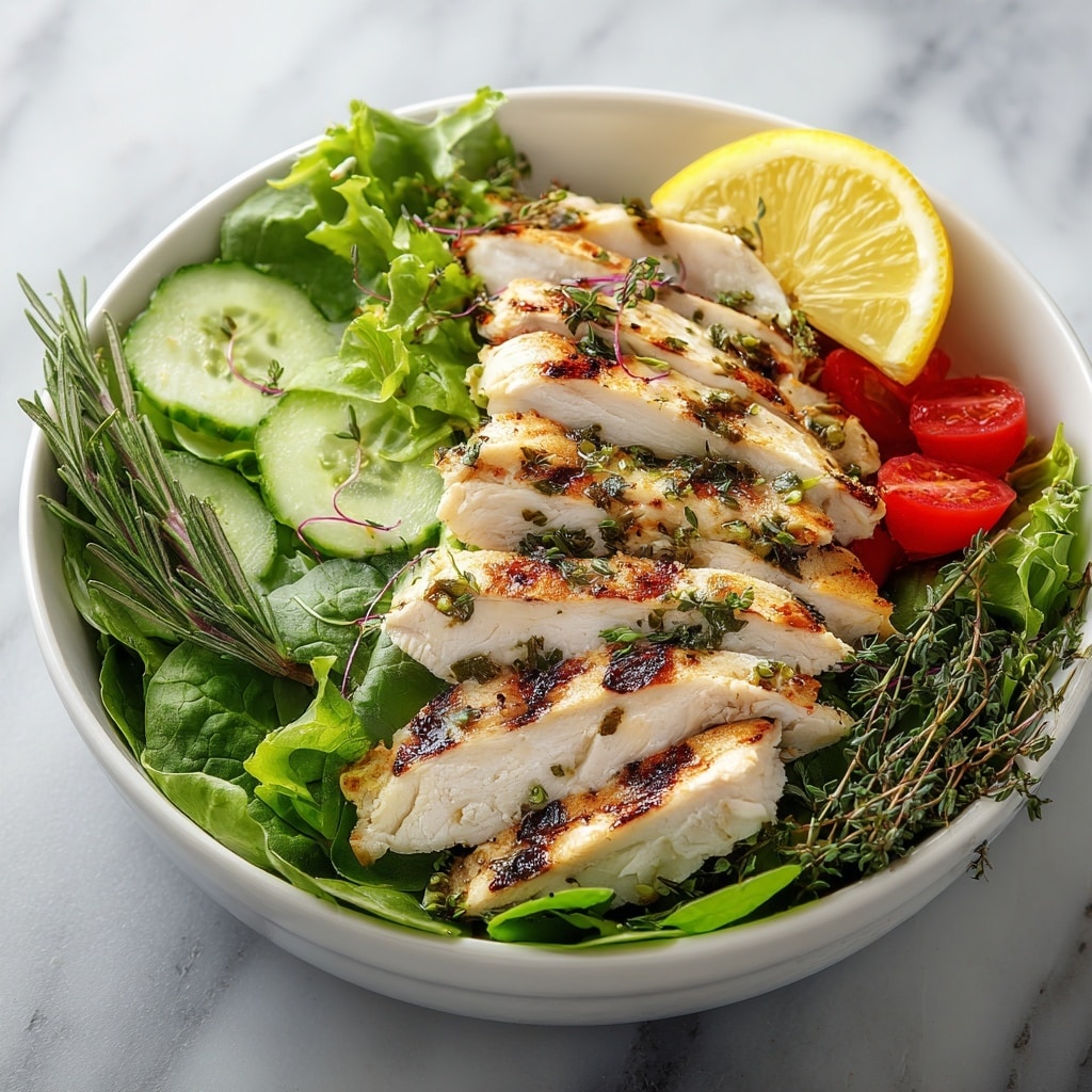 Lemon Herb Chicken Salad (Keto-Friendly) Recipe - Recipe Image