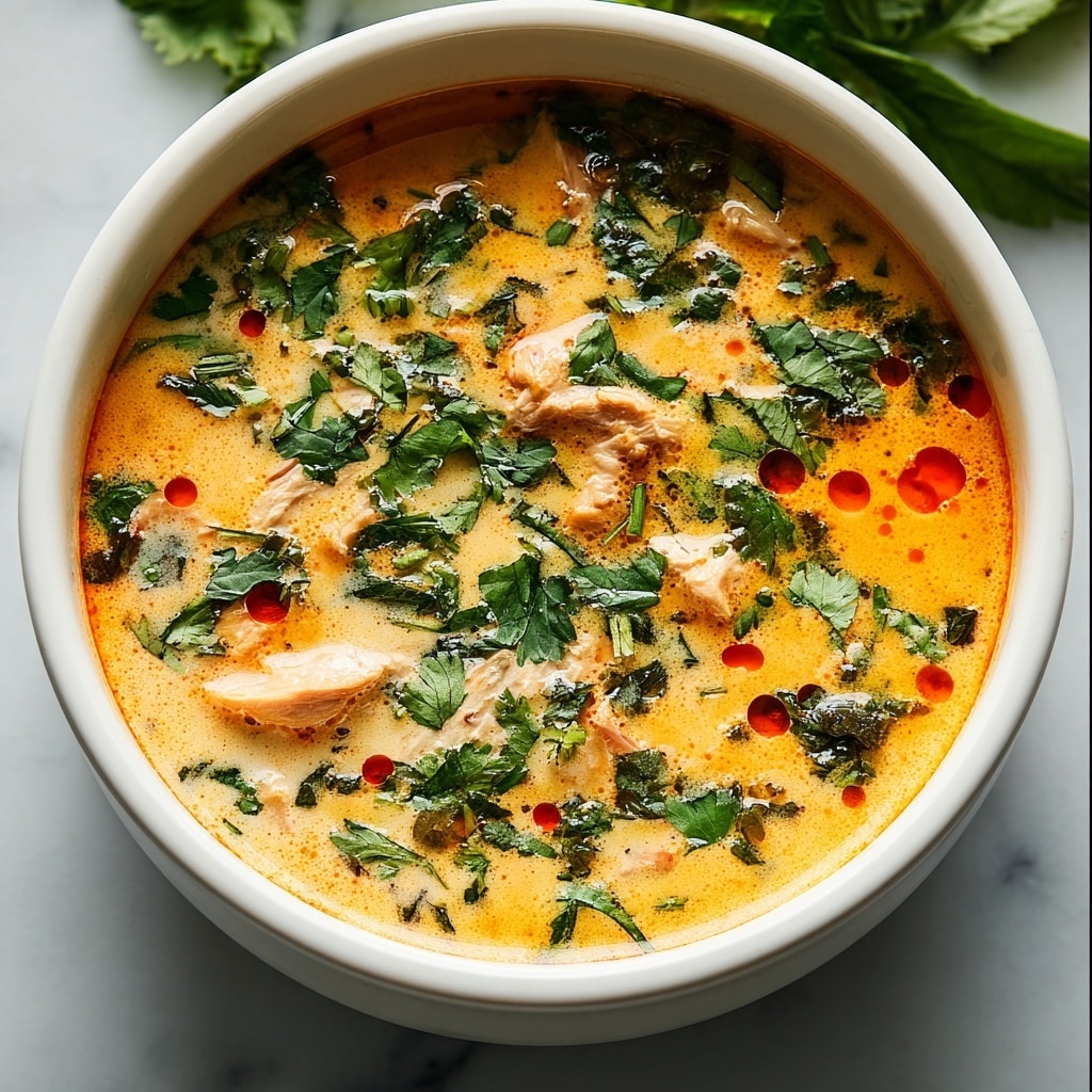 Crockpot Thai Coconut Chicken Soup Recipe - Recipe Image