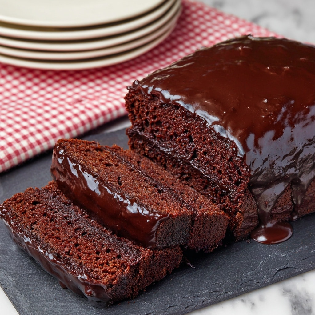 Hot Fudge Brownie Bread Recipe - Recipe Image