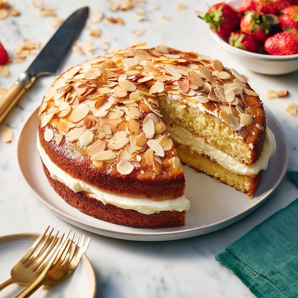 German Bee Sting Cake (Bienenstich) Recipe - Recipe Image