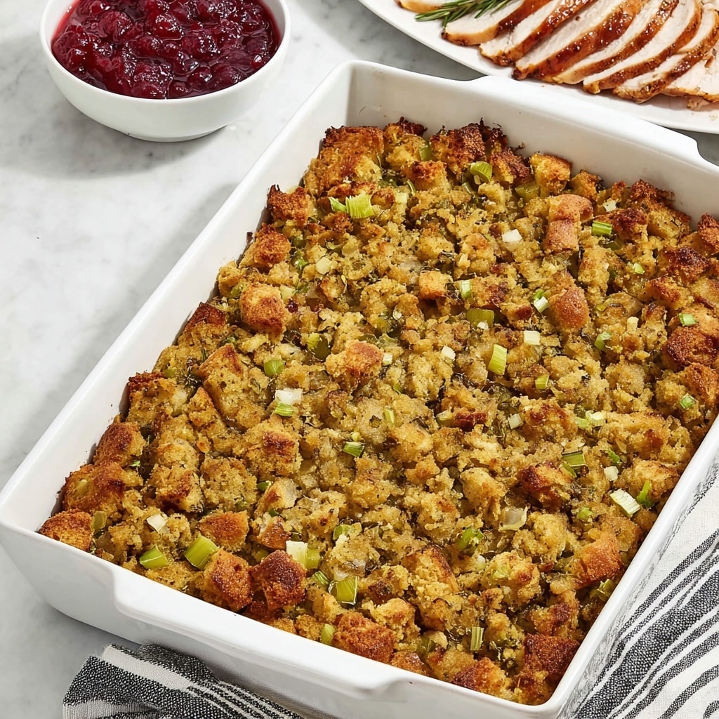 Homemade Cornbread Dressing Recipe - Recipe Image