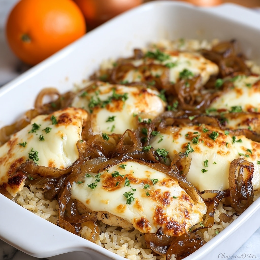 French Onion Chicken & Rice Recipe - Recipe Image