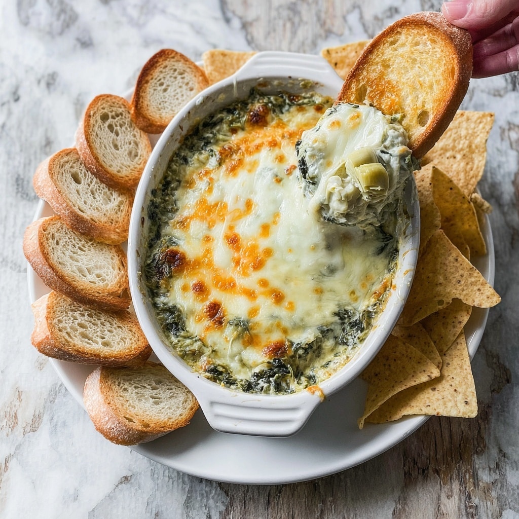 Hot Spinach Artichoke Dip Recipe - Recipe Image