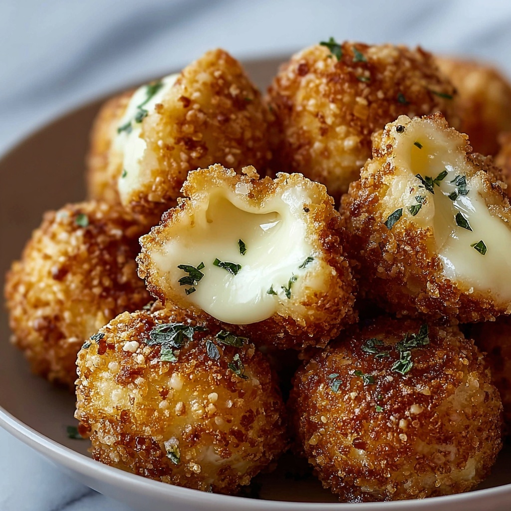 Cheesy Parmesan Mozzarella Bites Recipe - Recipe Image
