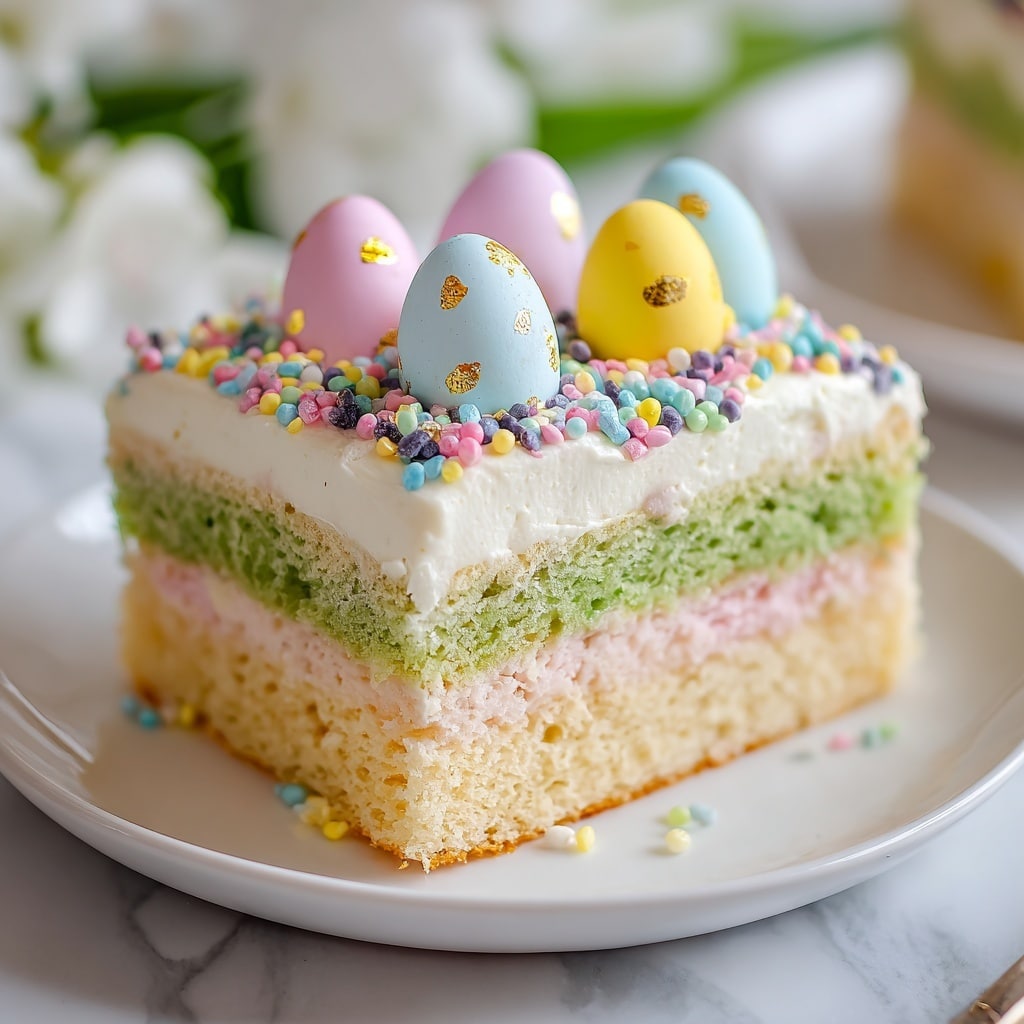 Easter Poke Cake Recipe - Recipe Image