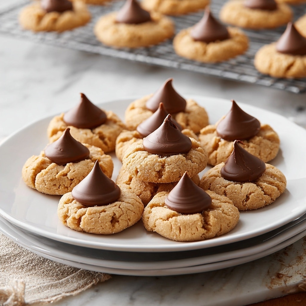 Homemade Peanut Butter Kiss Cookies Recipe - Recipe Image
