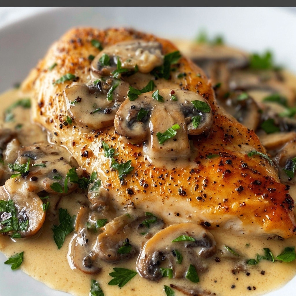 Creamy Mushroom Chicken Recipe