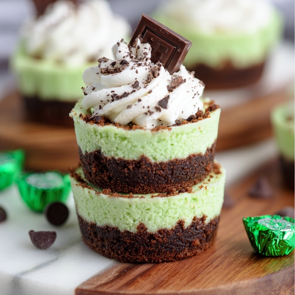 Mini Mint Cheesecakes Recipe