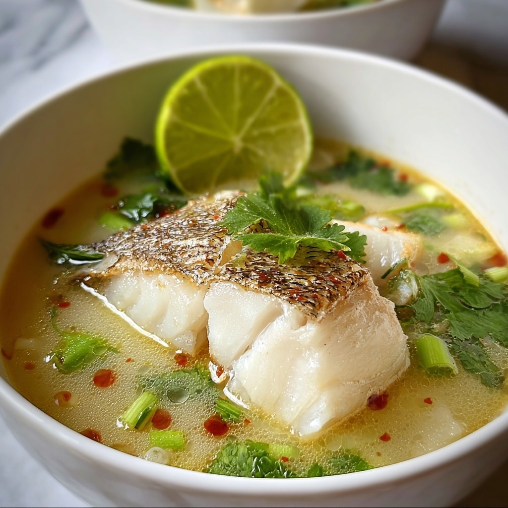 Coconut Lime Fish Soup Recipe - Recipe Image