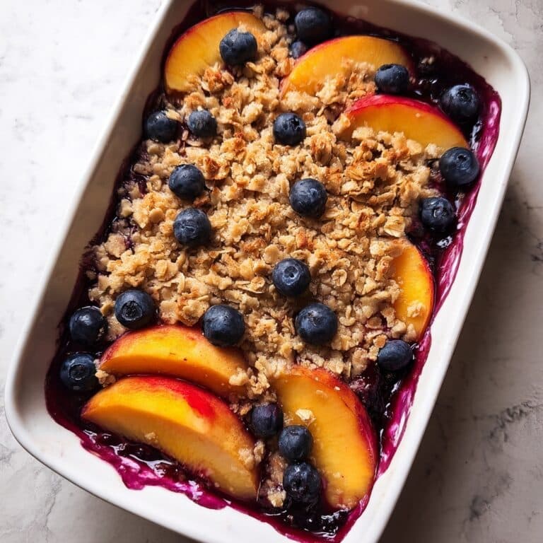 Peach Blueberry Crisp Recipe