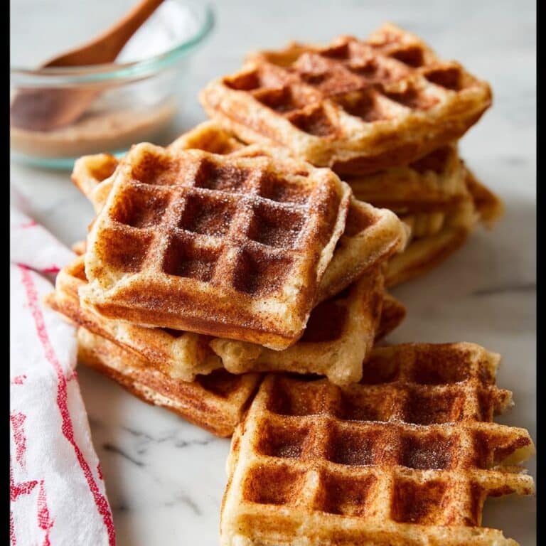 Cinnamon Sugar Waffles Recipe