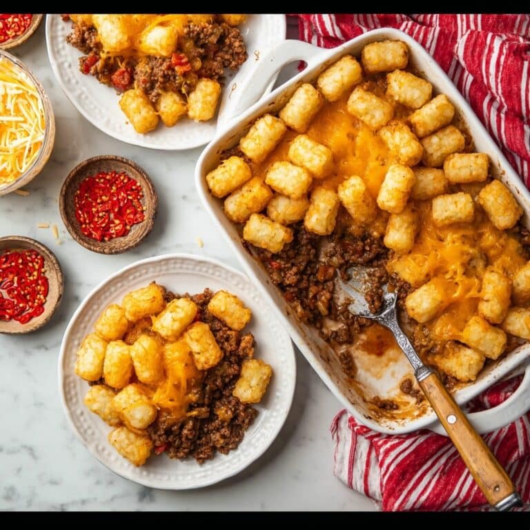 Pizza Tater Tot Casserole Recipe
