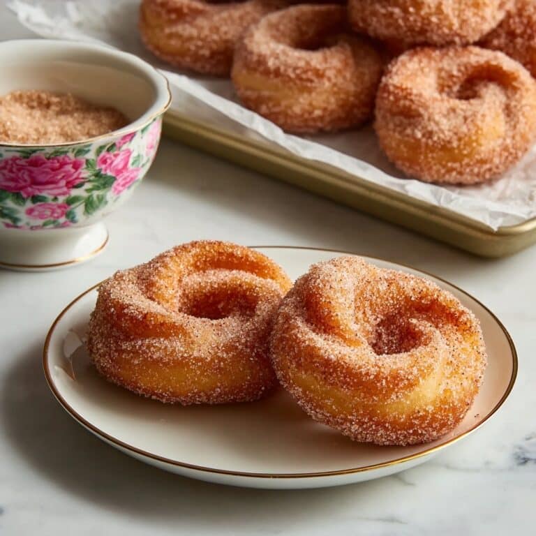 Cinnamon Sugar Twist Doughnuts Recipe