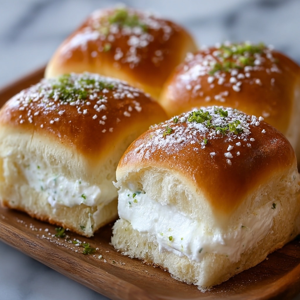 Italian Vanilla Cream Filled Rolls Recipe