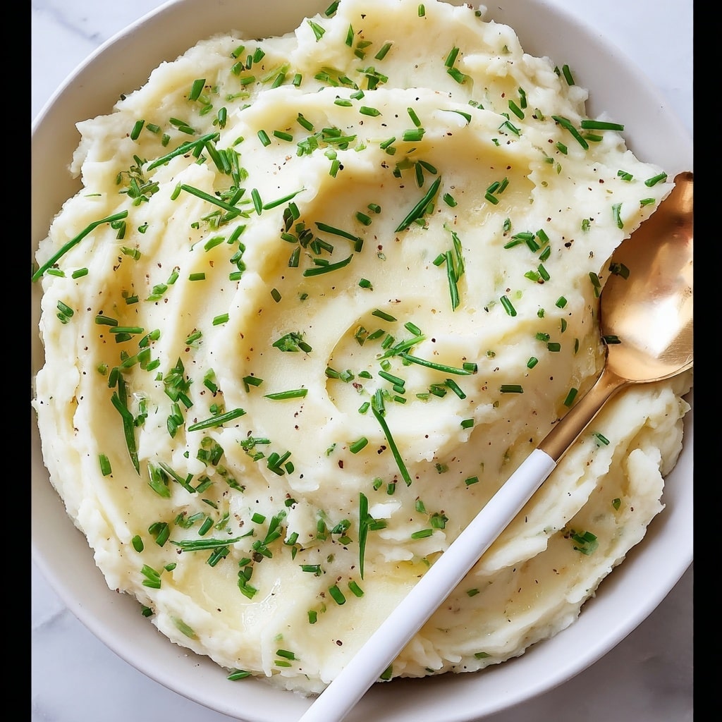 Creamy Boursin Mashed Potatoes Recipe - Recipe Image