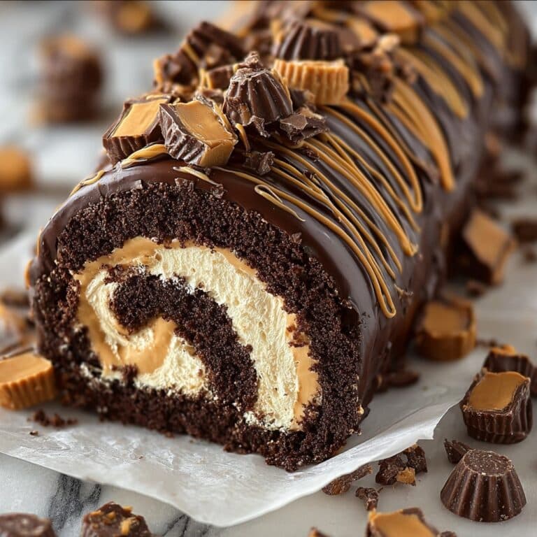 Peanut Butter Cup Cake Roll Recipe