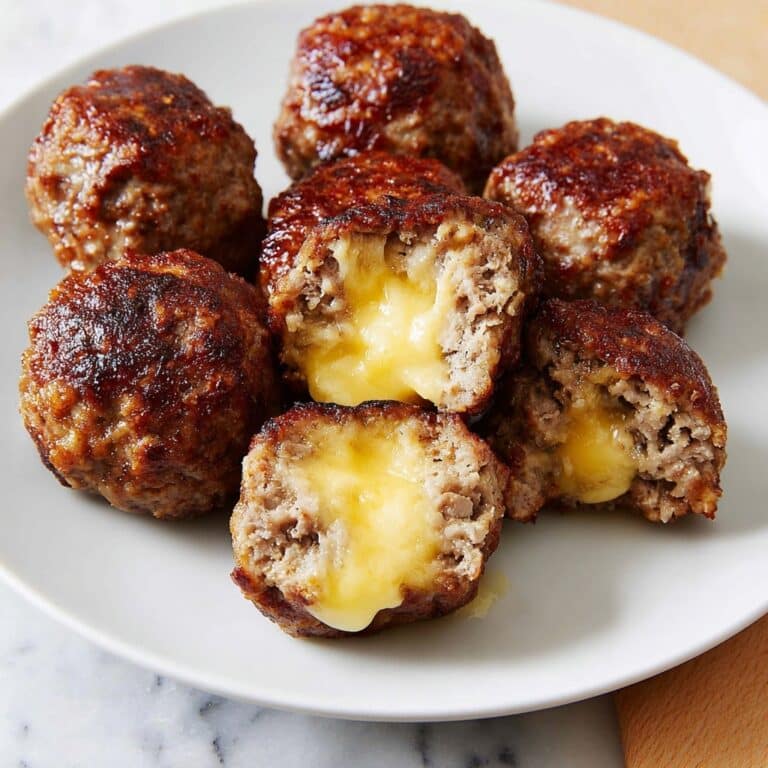 Cheese-Stuffed Meatballs Recipe