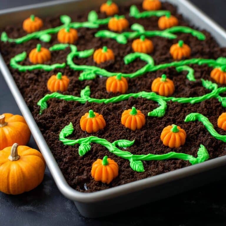 Pumpkin Patch Poke Cake Recipe