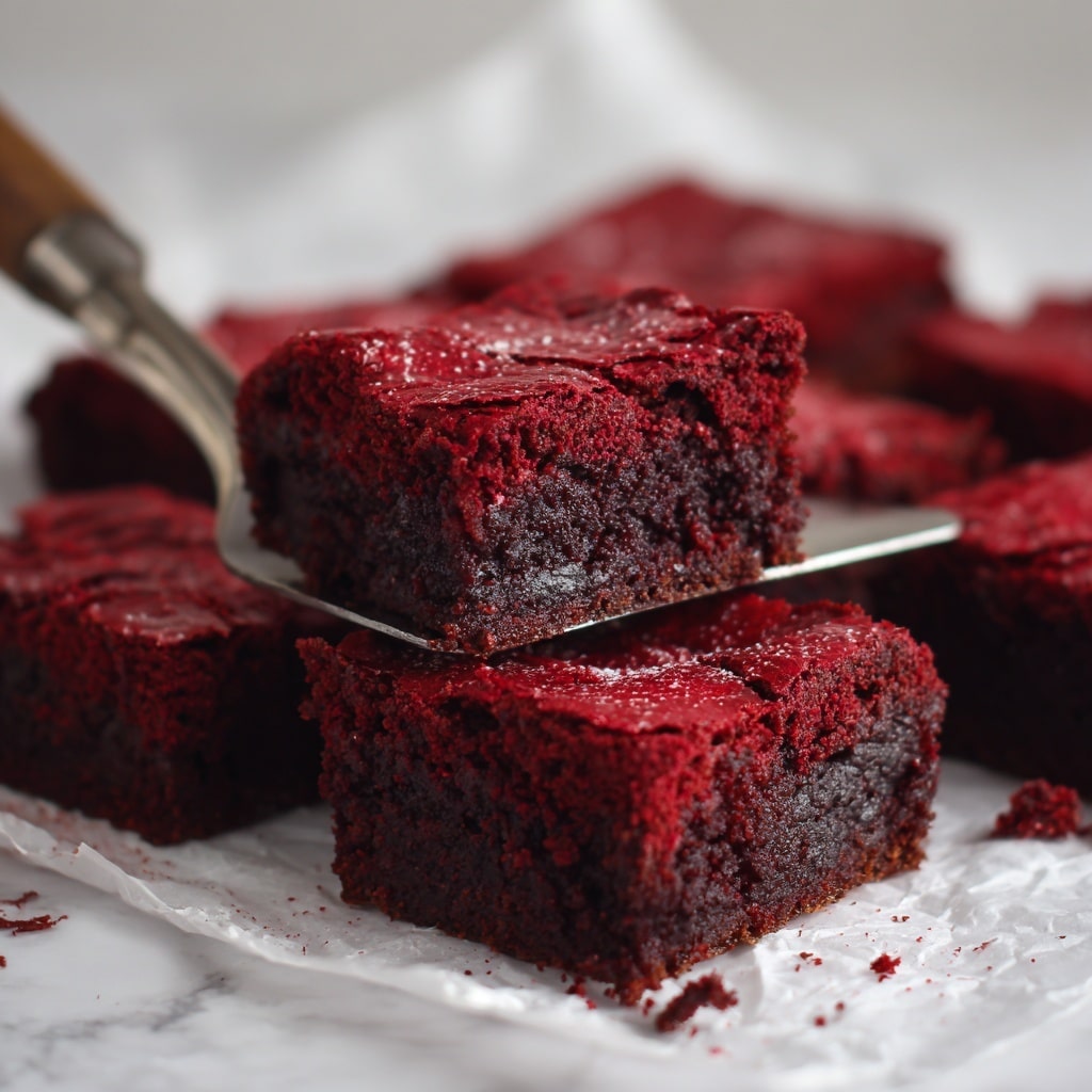 Red Velvet Brownies with Cream Cheese Swirl Recipe