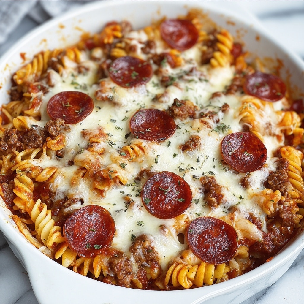 Pizza Pasta Casserole Recipe