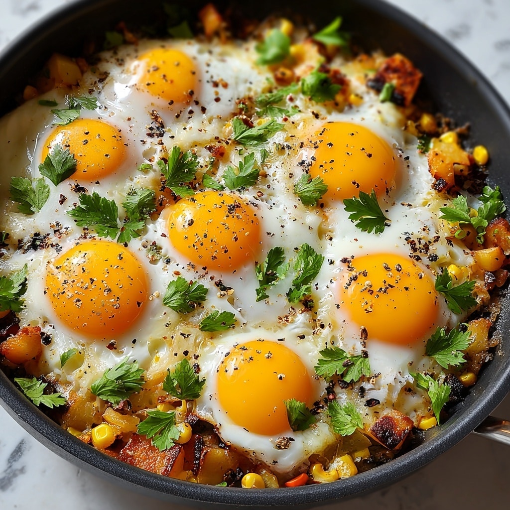 Simple Loaded Breakfast Skillet Recipe - Recipe Image