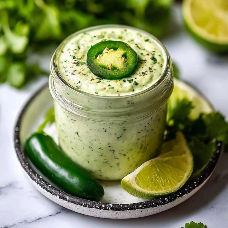 Creamy Cilantro Garlic Sauce Recipe