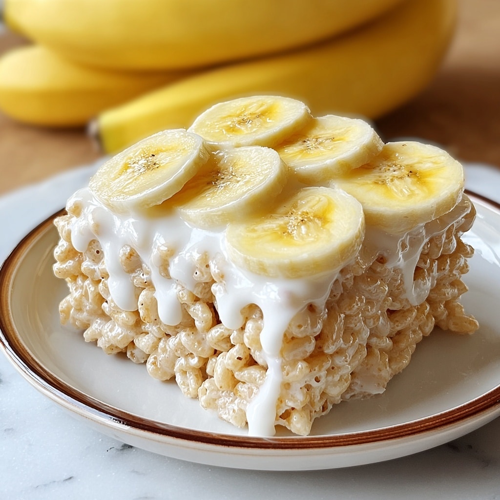 Banana Pudding Rice Krispie Treats Recipe