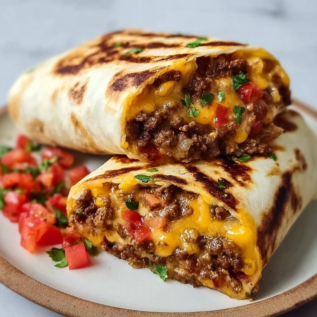 Nacho Cheese Beef Wrap Recipe