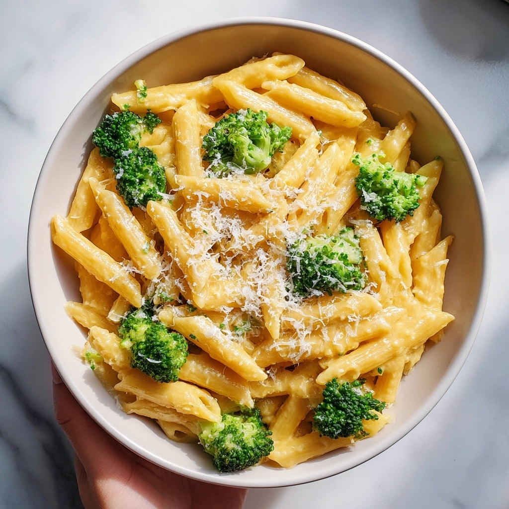 Broccoli Cheese Pasta Recipe - Recipe Image