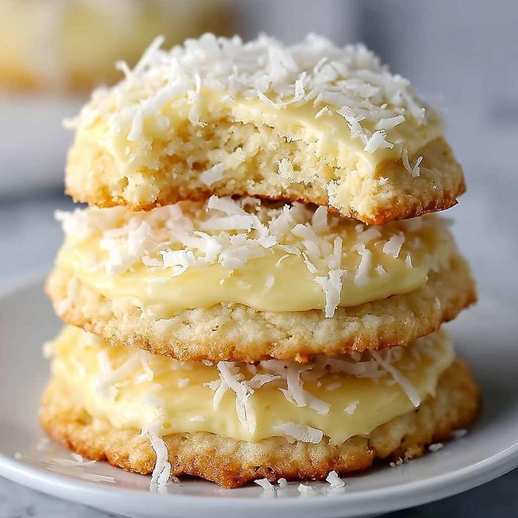 Lemon Coconut Cheesecake Cookies Recipe