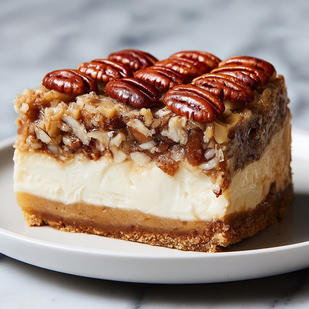 Kentucky Derby Pecan Pie Cheesecake Recipe - Recipe Image