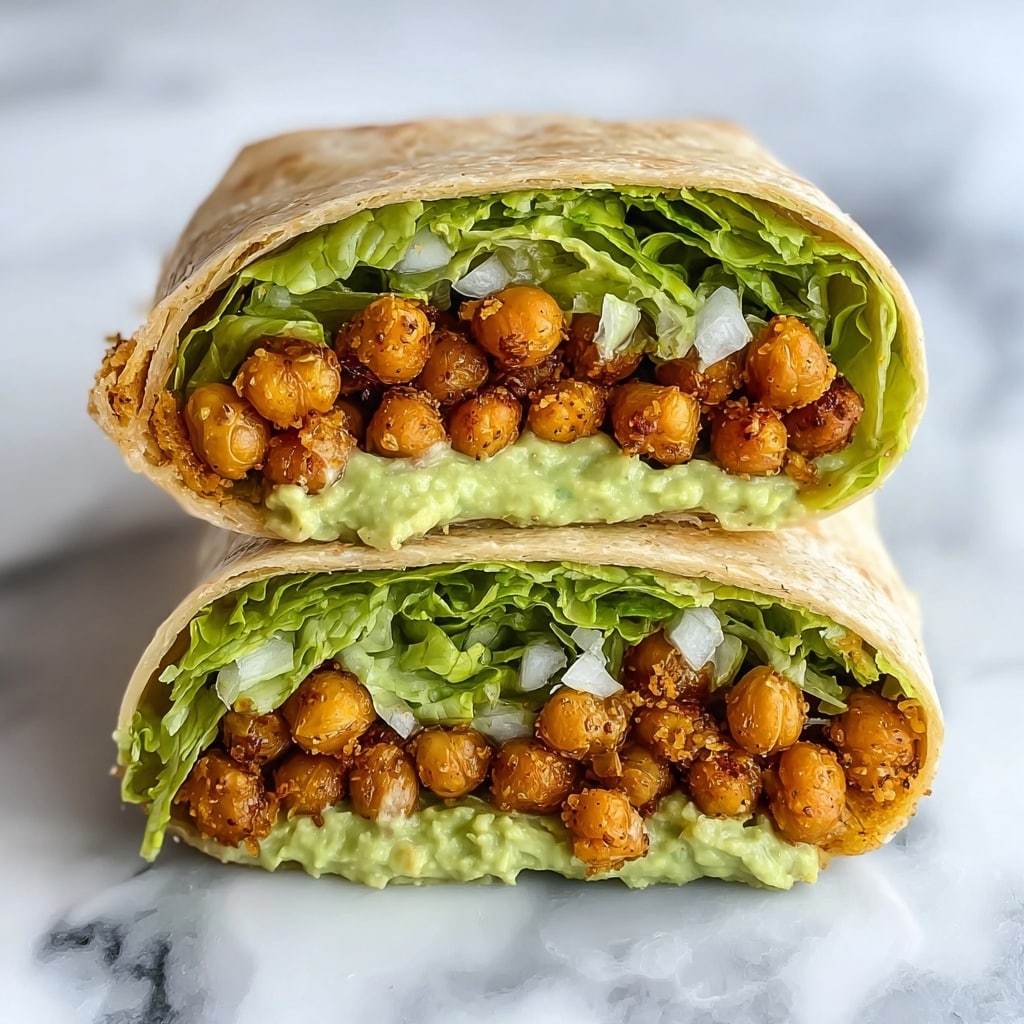 Crunchy Chickpea Caesar Wraps Recipe - Recipe Image